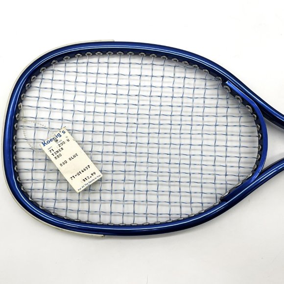 Vintage Tenex 880 Blue Racqutball 18.5" Sealed Handled w/ Rope Brand New Racket - Picture 2 of 6